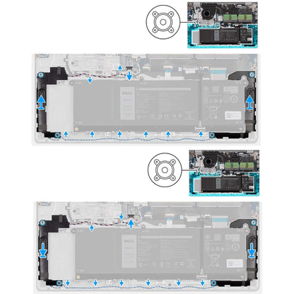 Deal4GO Internal Speaker J8FHX 0J8FHX V56PM 0V56PM Replacement for Dell Inspiron 3510 3511 3515 3520 3525 & Vostro 3510 3515 3520