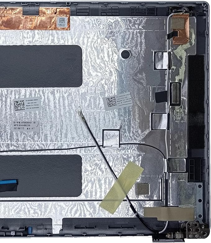 Replacement for Dell Latitude 5420 / 5430 LCD Back Cover Rear Lid Top Case with Hinges, Antenna, and Cable (8X6PW)