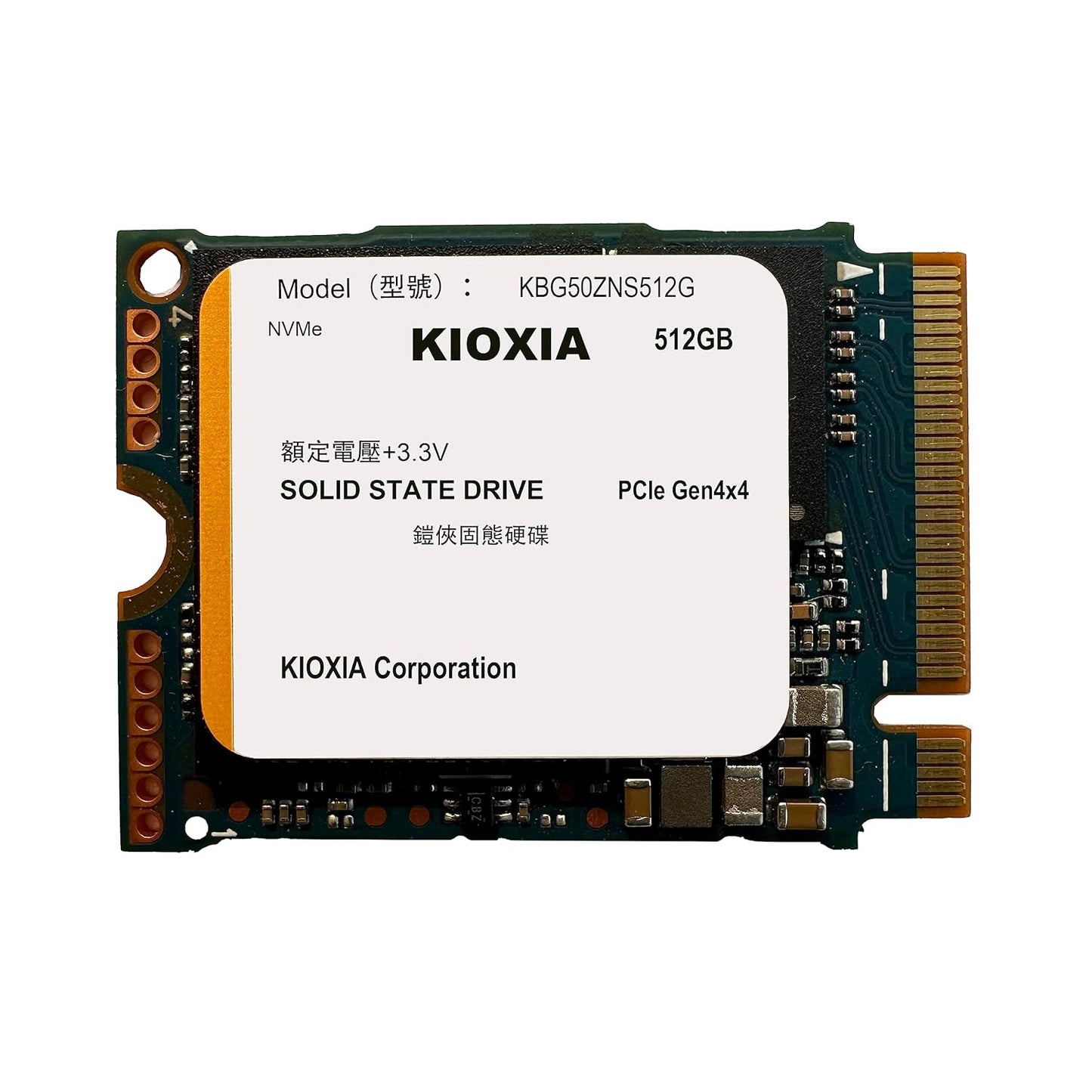 Kioxia 512GB M.2 2230 NVMe PCIe 4.0 Gen4 x4 SSD (BG5 OEM) – High-Speed Solid State Drive